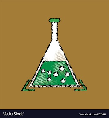 Flat icon design collection pheromones in vector image