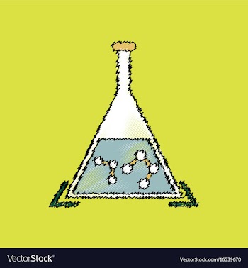 Flat icon design collection pheromones in vector image