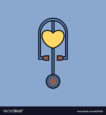 Flat icon design collection phonendoscope with vector image