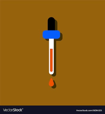 Flat icon design collection pipette in sticker vector image