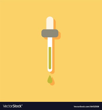 Flat icon design collection pipette in sticker vector image