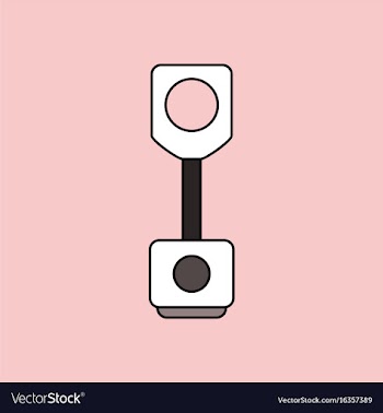 Flat icon design collection piston and arrows vector image