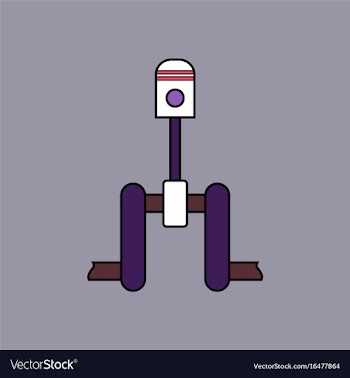 Flat icon design collection piston scheme vector image
