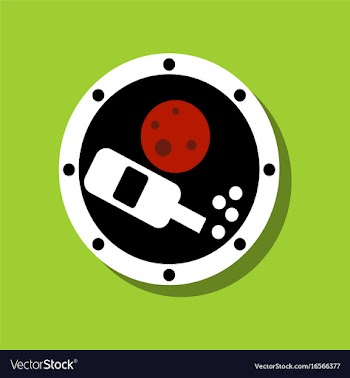 Flat icon design collection planet and bottle in vector image