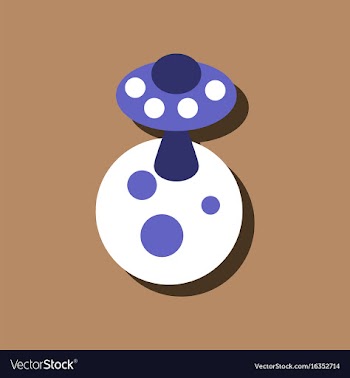 Flat icon design collection planet and flying vector image
