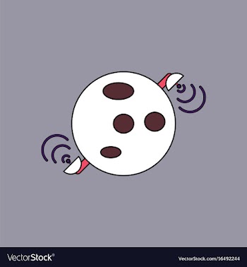 Flat icon design collection planet and satellite vector image