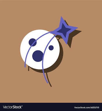 Flat icon design collection planet and star in vector image