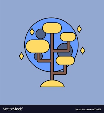 Flat icon design collection planet and tablets vector image