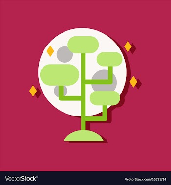 Flat icon design collection planet and tablets vector image