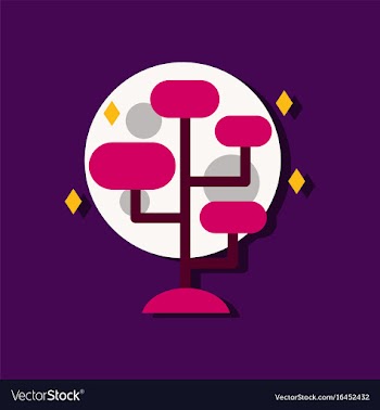 Flat icon design collection planet and tablets vector image