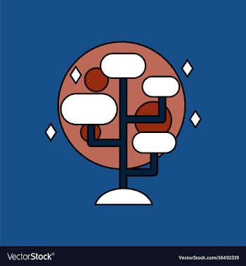 Flat icon design collection planet and tablets vector image