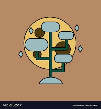 Flat icon design collection planet and tablets vector image
