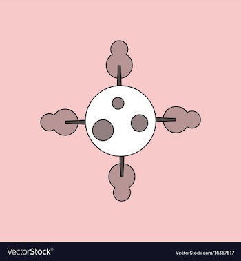 Flat icon design collection planet and trees vector image