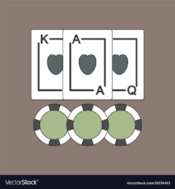 Flat icon design collection playing cards and vector image