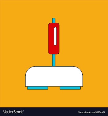 Flat icon design collection playing joystick vector image