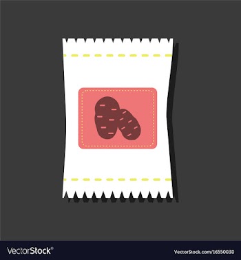 Flat icon design collection potato seeds in vector image