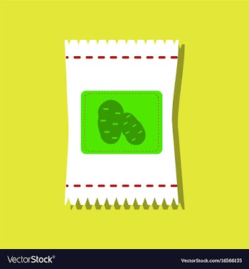 Flat icon design collection potato seeds in vector image