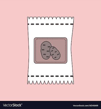 Flat icon design collection potato seeds vector image