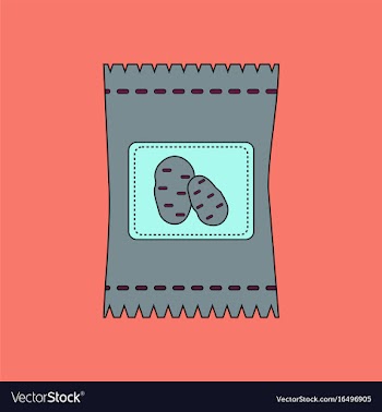 Flat icon design collection potato seeds vector image
