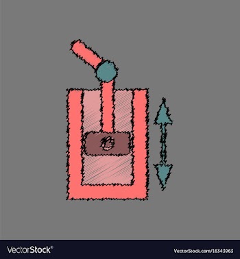 Flat icon design collection pressure in engine in vector image