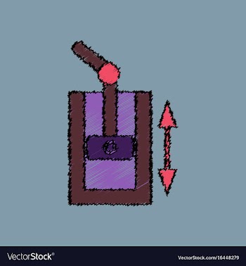 Flat icon design collection pressure in engine in vector image