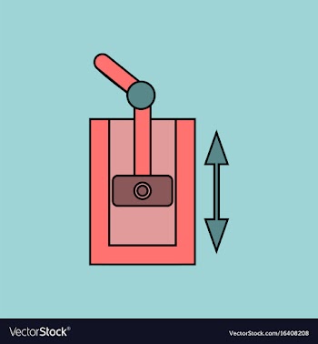 Flat icon design collection pressure in engine vector image