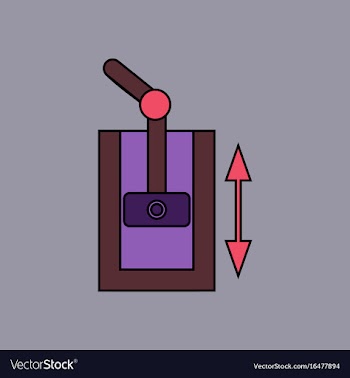 Flat icon design collection pressure in engine vector image