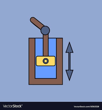 Flat icon design collection pressure in engine vector image