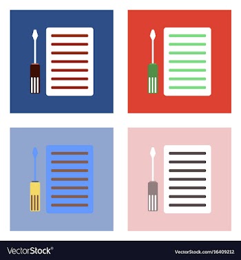 Flat icon design collection radiator grille and vector image