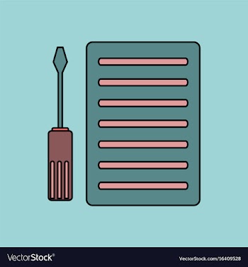 Flat icon design collection radiator grille and vector image