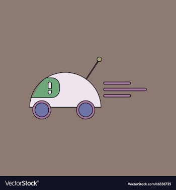 Flat icon design collection remote control car vector image