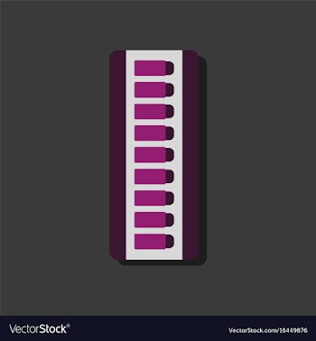 Flat icon design collection rifle magazine with vector image
