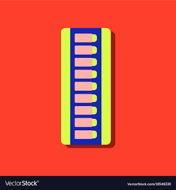 Flat icon design collection rifle magazine with vector image