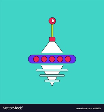 Flat icon design collection rotating whirligig vector image
