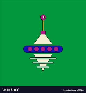 Flat icon design collection rotating whirligig vector image