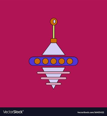 Flat icon design collection rotating whirligig vector image