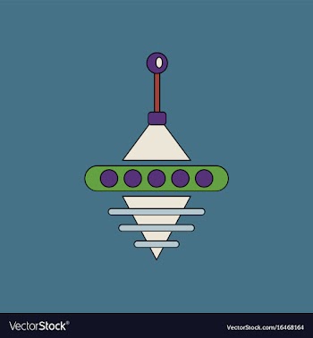Flat icon design collection rotating whirligig vector image