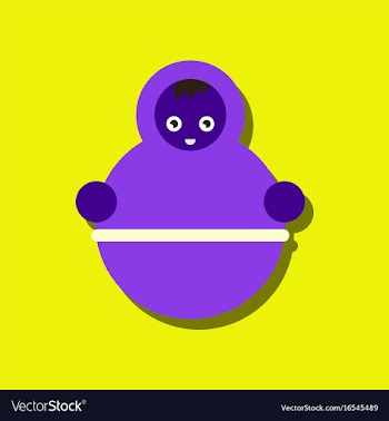 Flat icon design collection russian doll in vector image