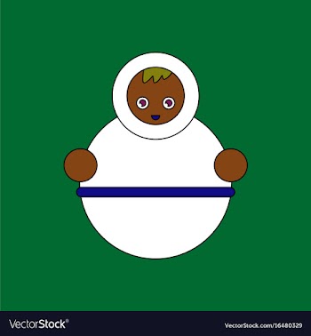 Flat icon design collection russian doll vector image
