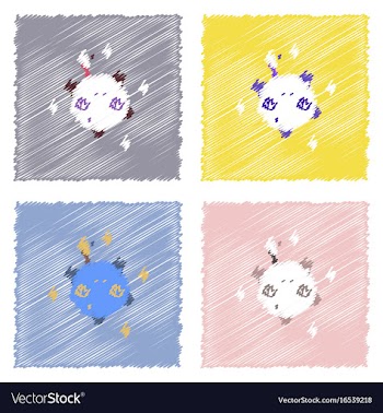 Flat icon design collection satellite and antenna vector image