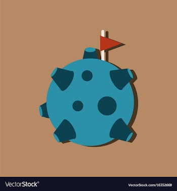 Flat icon design collection satellite and flag in vector image