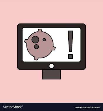 Flat icon design collection satellite and monitor vector image
