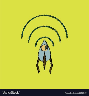 Flat icon design collection satellite and radio vector image