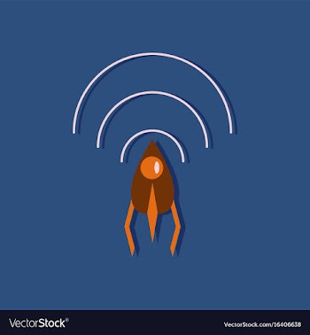 Flat icon design collection satellite and radio vector image