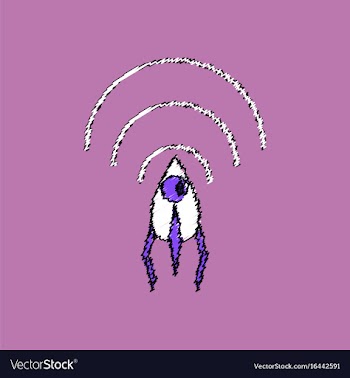 Flat icon design collection satellite and radio vector image