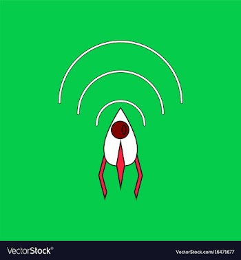 Flat icon design collection satellite and radio vector image