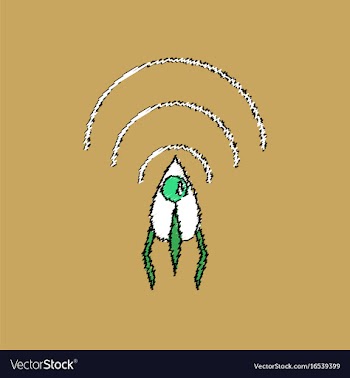 Flat icon design collection satellite and radio vector image