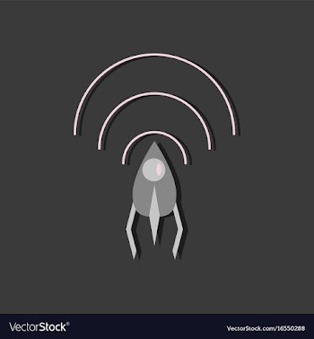 Flat icon design collection satellite and radio vector image
