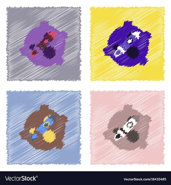 Flat icon design collection satellite and rocket vector image