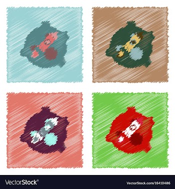 Flat icon design collection satellite and rocket vector image